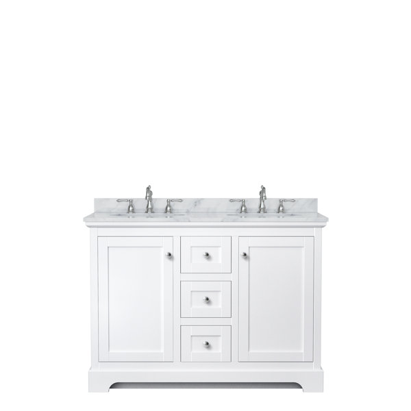 Wyndham Collection Avery 48" Double Bathroom Vanity Set & Reviews Wayfair